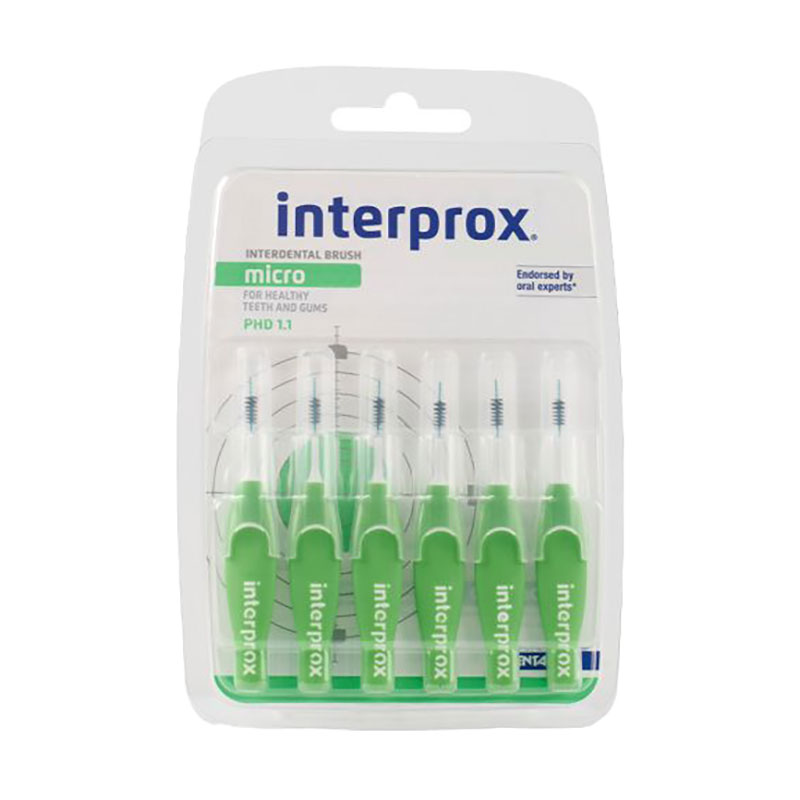 Міжзубна щітка Dentaid Interprox 4G Micro, 1.1 мм, 6 шт